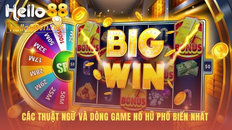 Phân biệt các dòng game nổ hũ và thuật ngữ thông dụng nhất