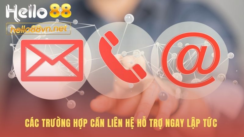 Liên hệ ngay khi gặp sự cố giao dịch hoặc bảo mật
