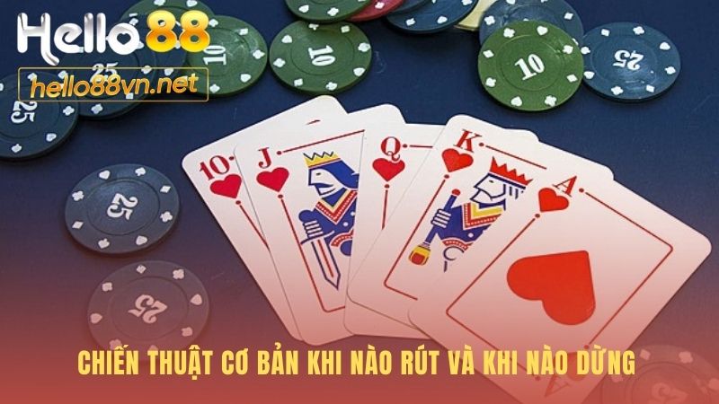 Chiến thuật xì dách online giúp quyết định khi nào nên rút bài